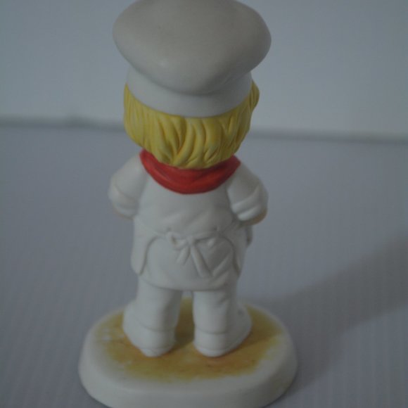 VTG 1993 Campbell's Soup Kids Figurine "Little Chef" Historical Series Ceramic - Picture 3 of 8